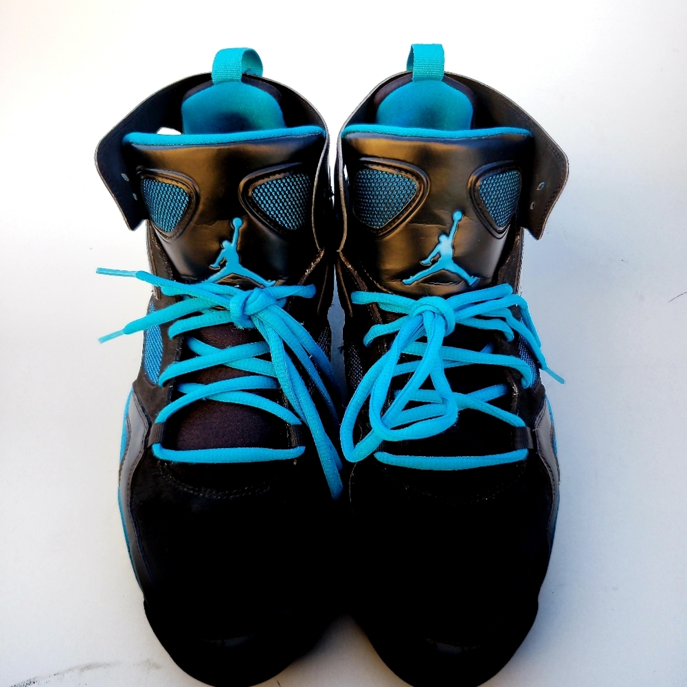 Air Jordan Flight Club 91' (Black and Turquoise)
